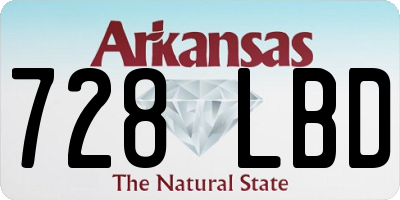 AR license plate 728LBD