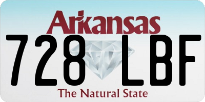 AR license plate 728LBF