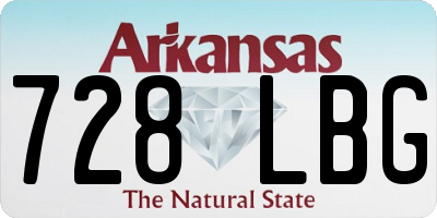 AR license plate 728LBG
