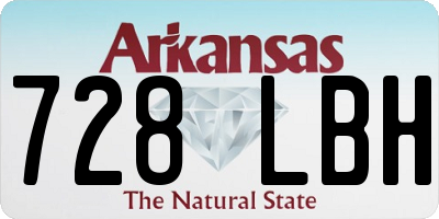 AR license plate 728LBH