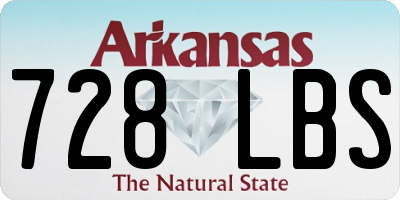 AR license plate 728LBS
