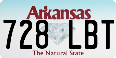 AR license plate 728LBT