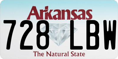 AR license plate 728LBW