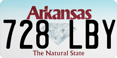 AR license plate 728LBY