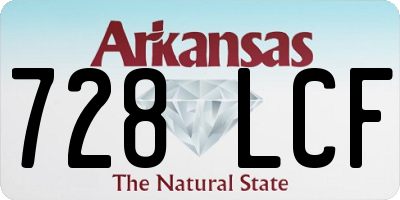 AR license plate 728LCF