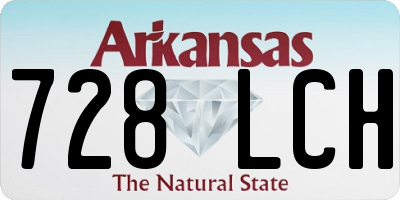AR license plate 728LCH