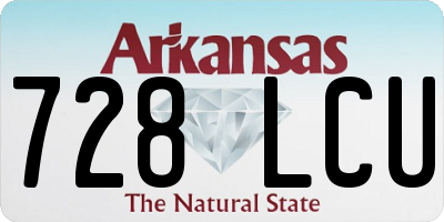 AR license plate 728LCU