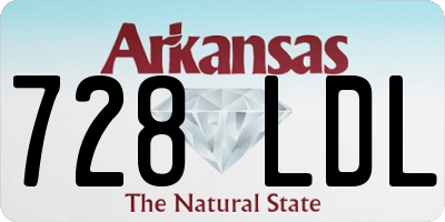 AR license plate 728LDL