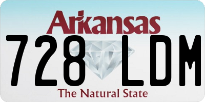AR license plate 728LDM