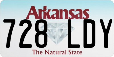 AR license plate 728LDY