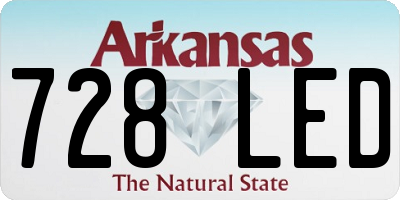 AR license plate 728LED