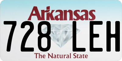 AR license plate 728LEH