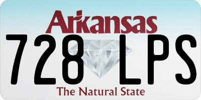 AR license plate 728LPS