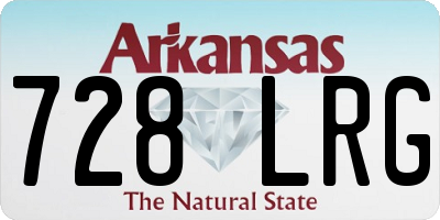 AR license plate 728LRG