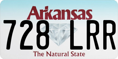 AR license plate 728LRR