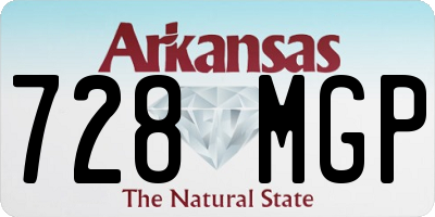 AR license plate 728MGP