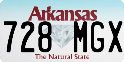 AR license plate 728MGX