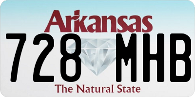 AR license plate 728MHB