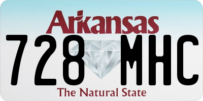 AR license plate 728MHC