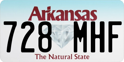 AR license plate 728MHF