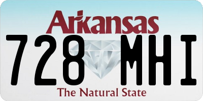 AR license plate 728MHI