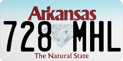 AR license plate 728MHL