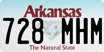 AR license plate 728MHM