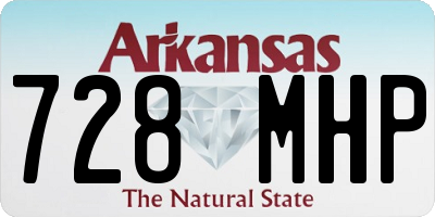 AR license plate 728MHP
