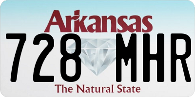 AR license plate 728MHR