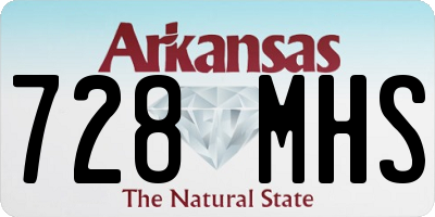 AR license plate 728MHS