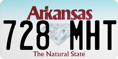 AR license plate 728MHT
