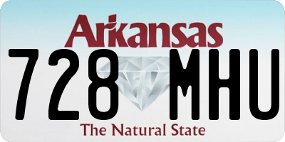 AR license plate 728MHU