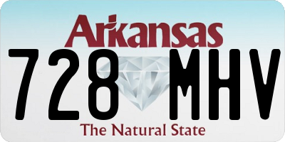 AR license plate 728MHV