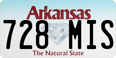 AR license plate 728MIS