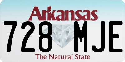 AR license plate 728MJE