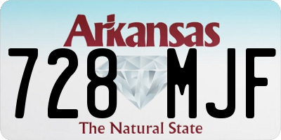 AR license plate 728MJF