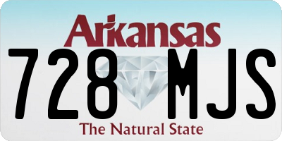 AR license plate 728MJS