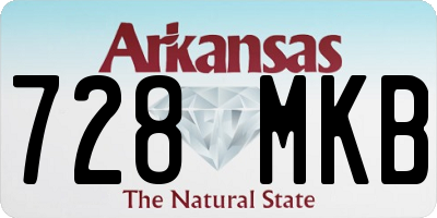AR license plate 728MKB