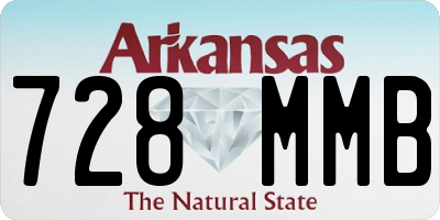 AR license plate 728MMB