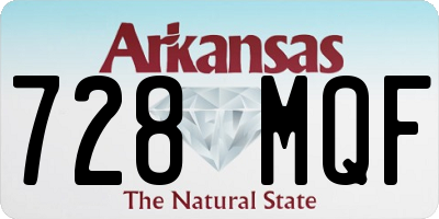 AR license plate 728MQF