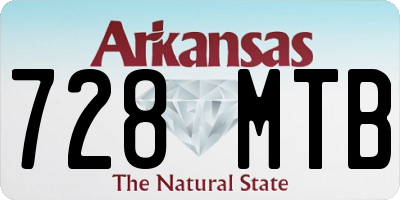 AR license plate 728MTB