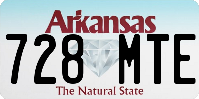 AR license plate 728MTE