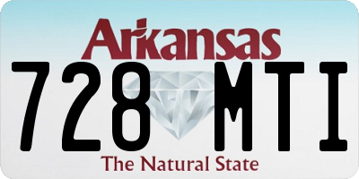 AR license plate 728MTI