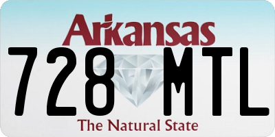 AR license plate 728MTL
