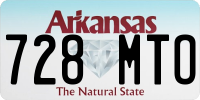 AR license plate 728MTO