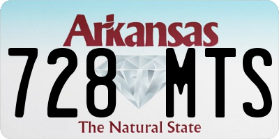 AR license plate 728MTS