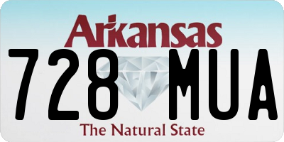 AR license plate 728MUA
