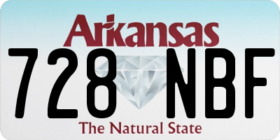 AR license plate 728NBF