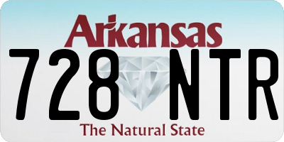AR license plate 728NTR