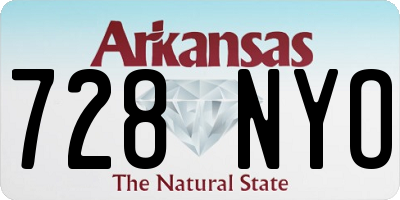 AR license plate 728NYO